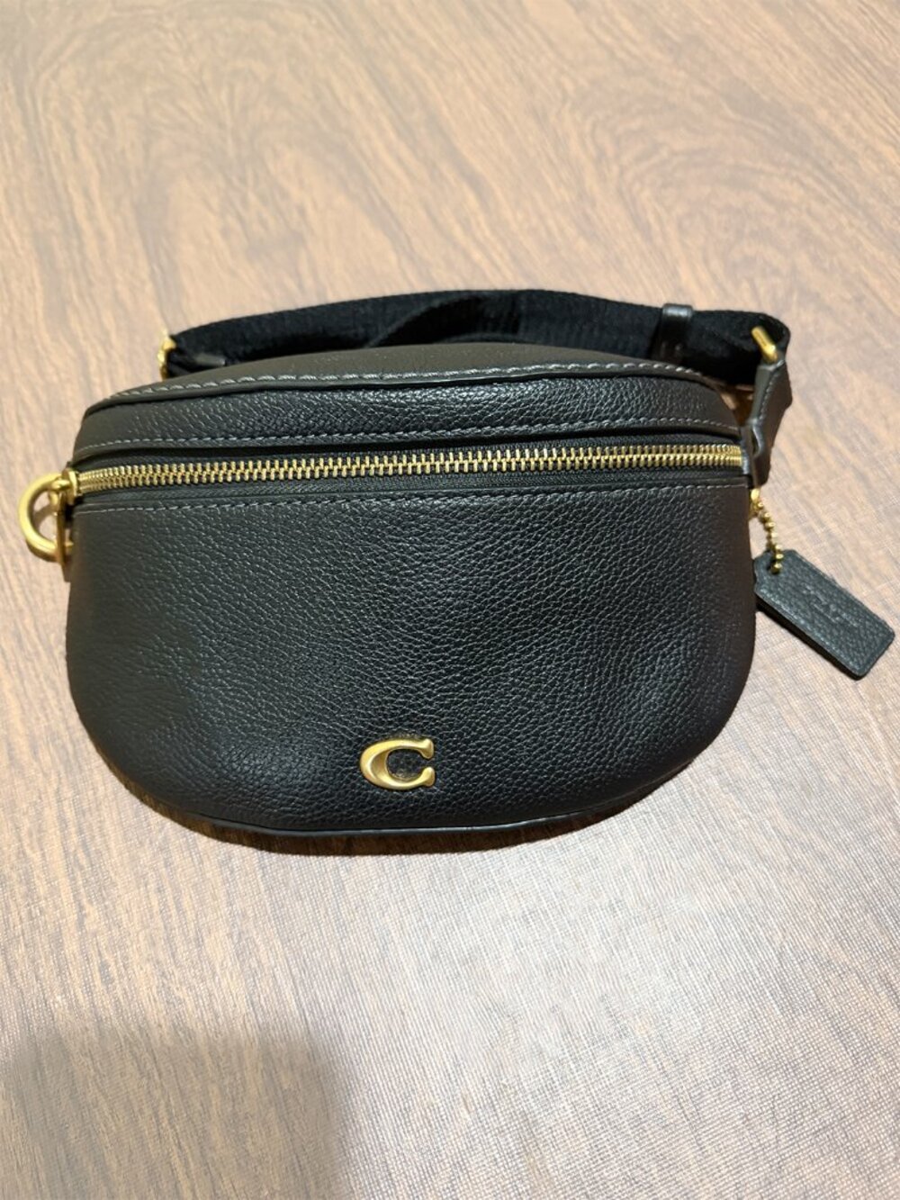 Coach Bethany Belt Bag Black Leather - Picture 10 of 13